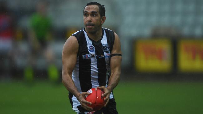 Eddie Betts in action for Palmerston Magpies. Picture: Amanda Parkinson