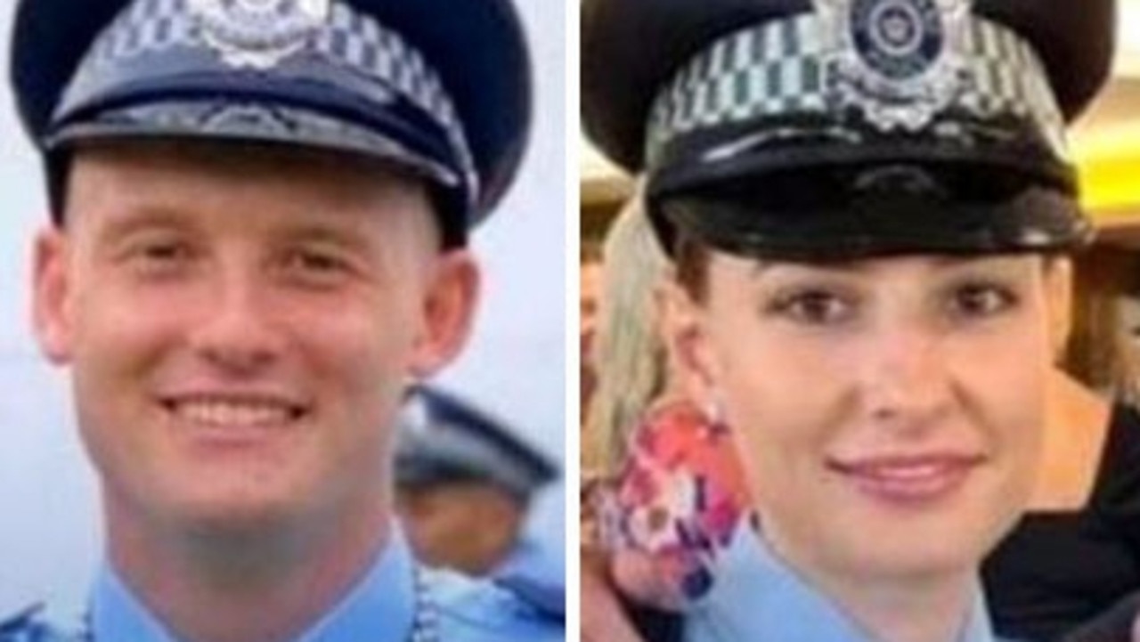 Constable Rachel McCrow, 29, and Constable Matthew Arnold, 26, were gunned down at the Wieambilla property.