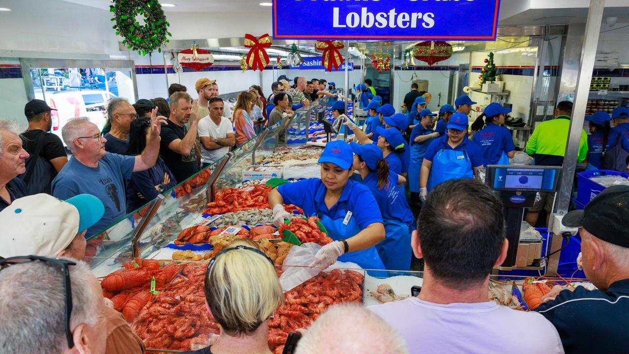 Over 100,000 shoppers are set to drop in to Sydney Fish Market over the 36-hour seafood marathon. Picture: Justin Lloyd