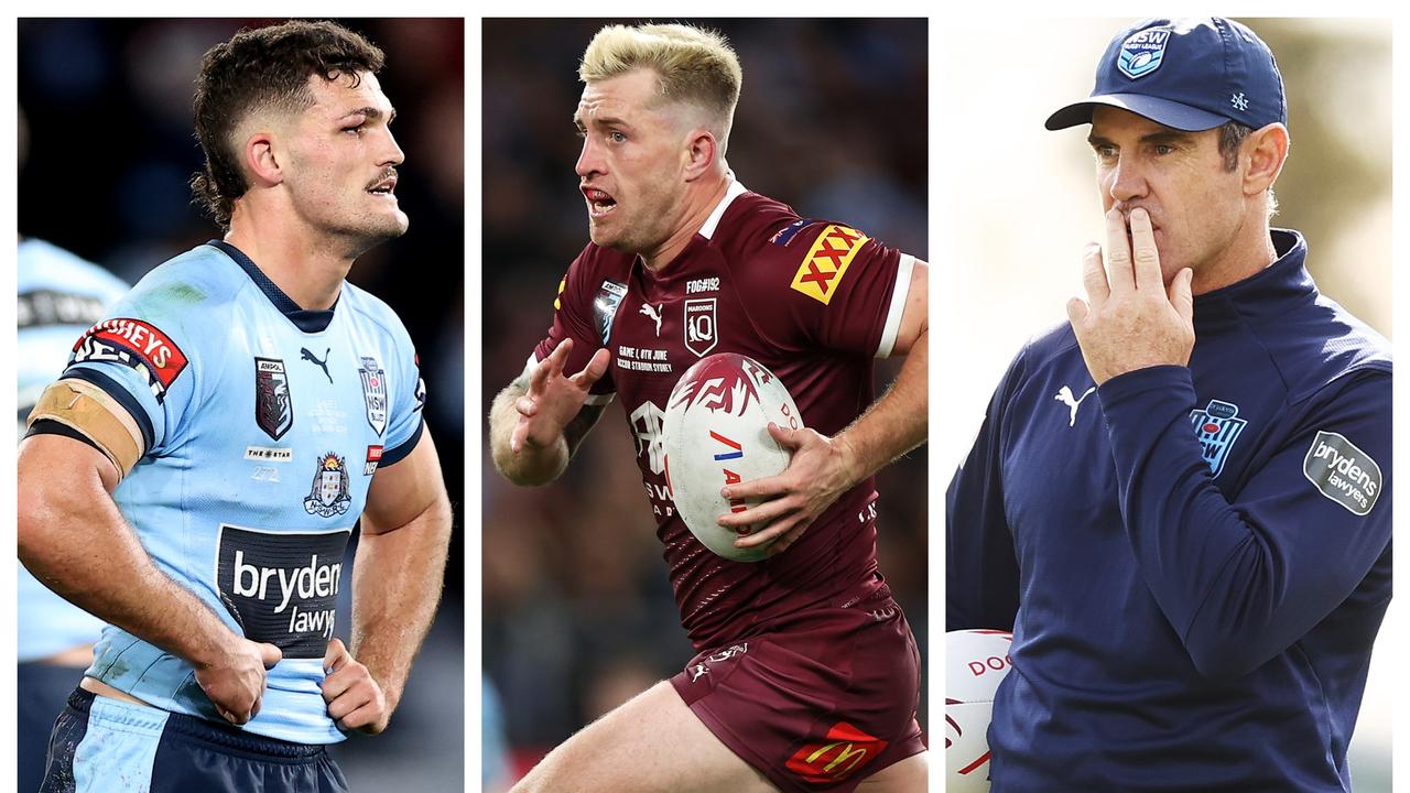 Nathan Cleary, Cameron Munster and Brad Fittler. Getty