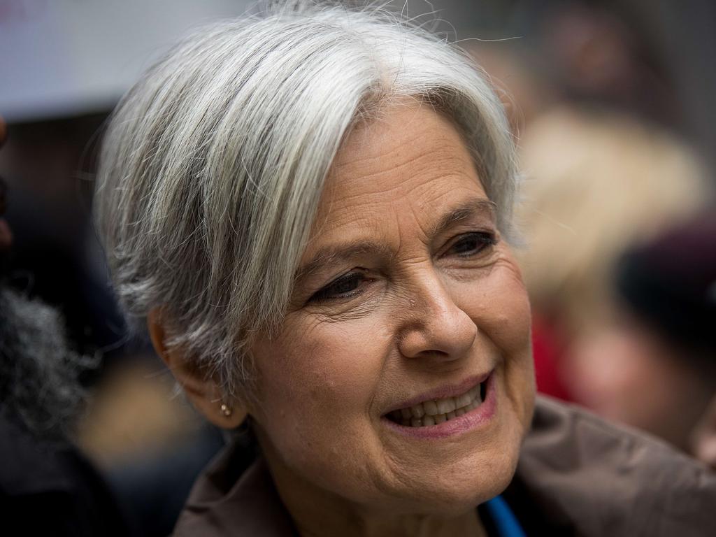 Green Party presidential candidate Jill Stein, whose party is on the ballot in 26 states. Picture: Drew Angerer/Getty Images/AFP