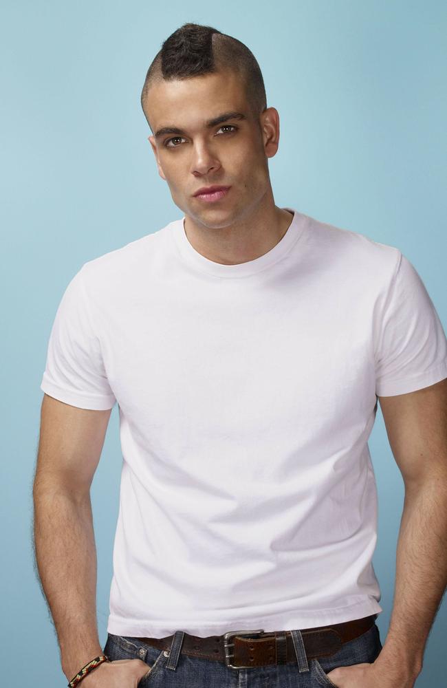Salling as he appeared in the show that made him famous, Glee. Picture: Channel Ten.