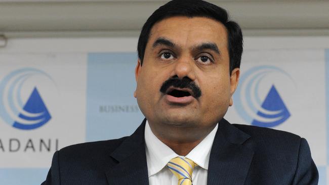 Adani chairman Gautam Adani says he is seeking to bring India and Australia together in a strategic relationship. Picture: AFP/Sam Panthaky