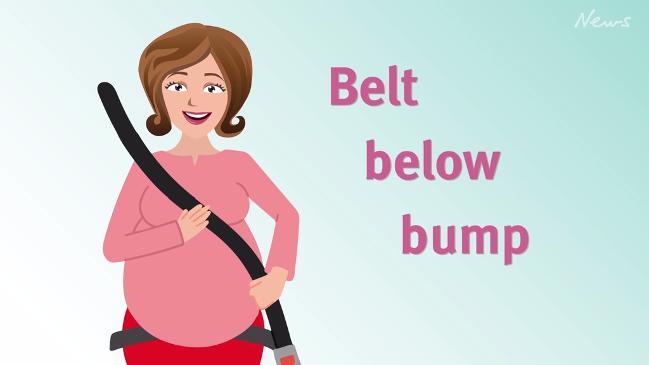 Below the Bump road safety campaign