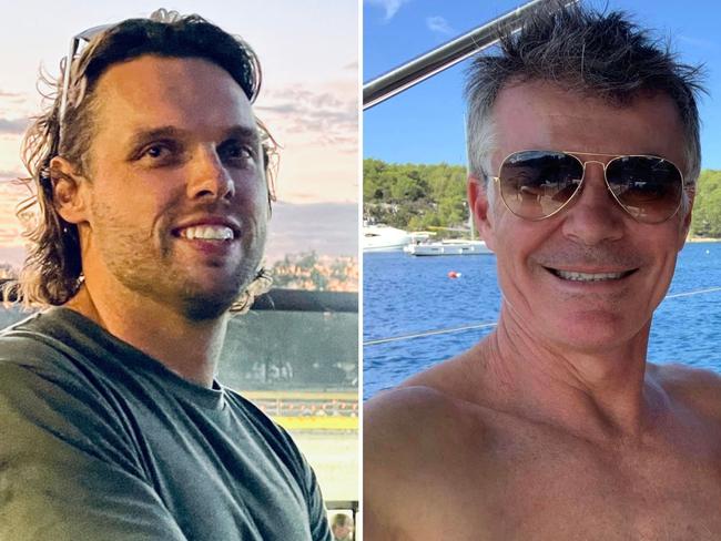 James Rose and Stephen Gale were killed in a plane crash over Port Phillip Bay. Picture: Supplied.