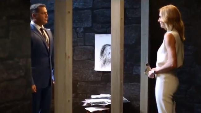 The spoof video features Stefanovic as Dr Hanibal Lecter and Allison Langdon as Clarice Starling.