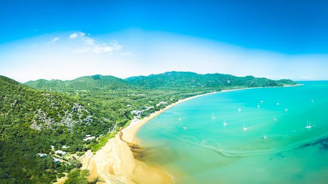 Aerial photo of Magnetic Island. Picture: Anthony Flanders