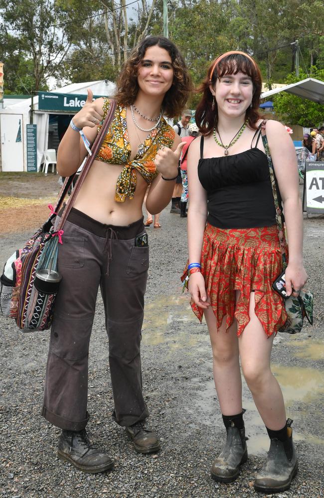 Laila Lagilli Rosie Purdue at the Woodford Folk Festival. Wednesday December 28, 2022. Picture, John Gass