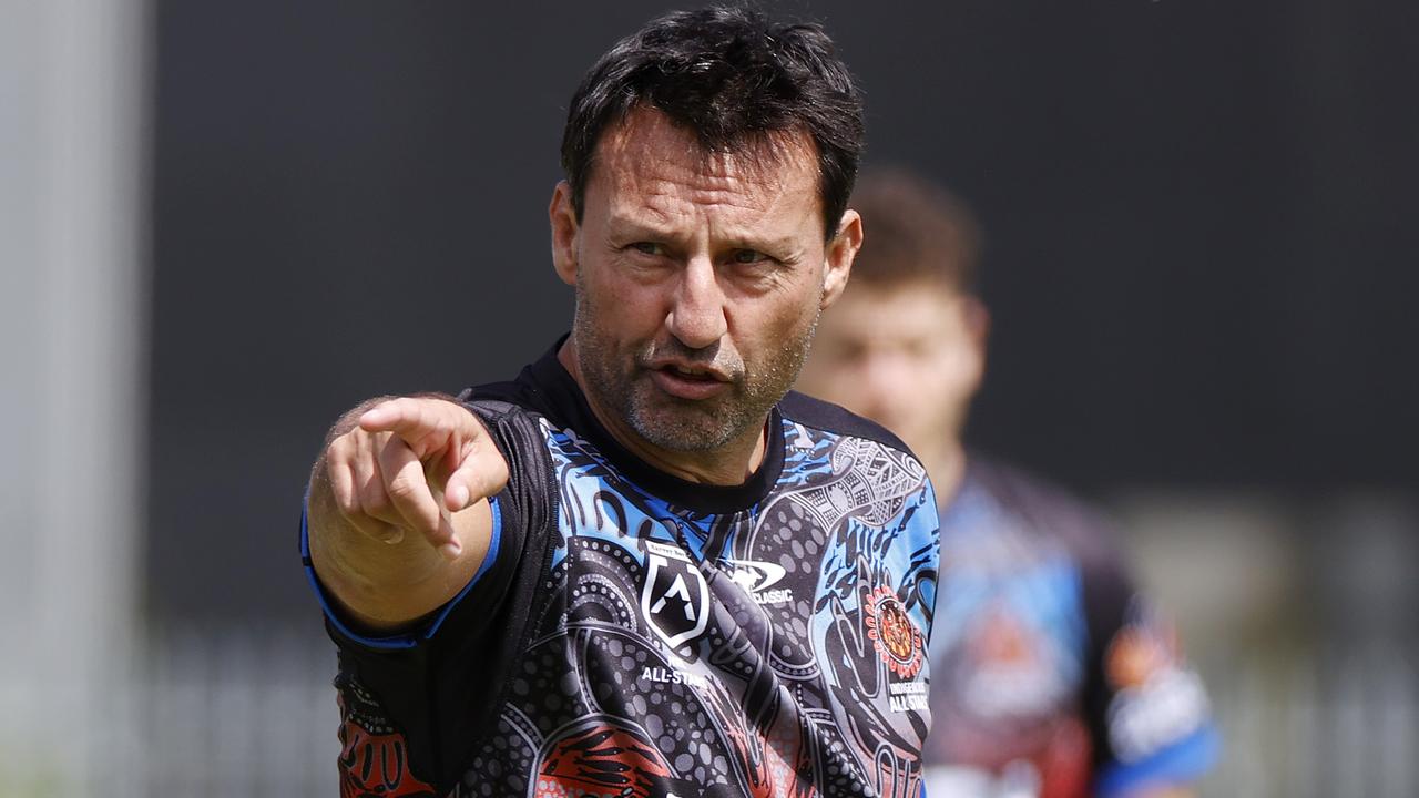 Jason King from the NRL told Laurie Daley of the decision. Picture: Tim Hunter.