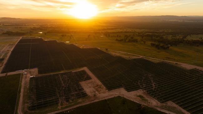 The Stubbo solar farm project north of Gulgong in NSW, part of the Central-West Orana renewable energy zone. Picture: Max Mason-Hubers