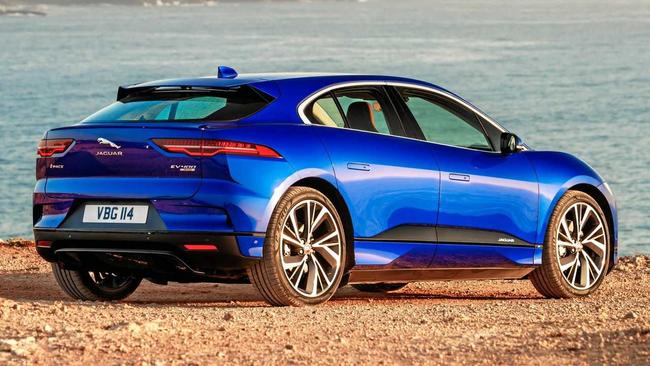 The electric-powered  Jaguar I-Pace has a range of more than 400km. Picture: Grant Edwards