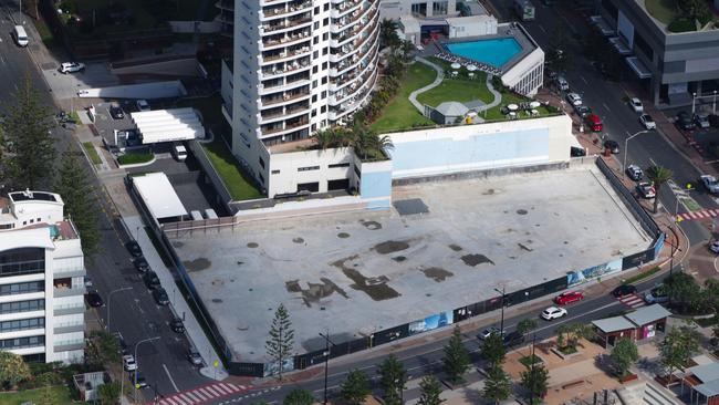 An aerial of the Spirit development in Surfers Paradise in November. Photo: Supplied.