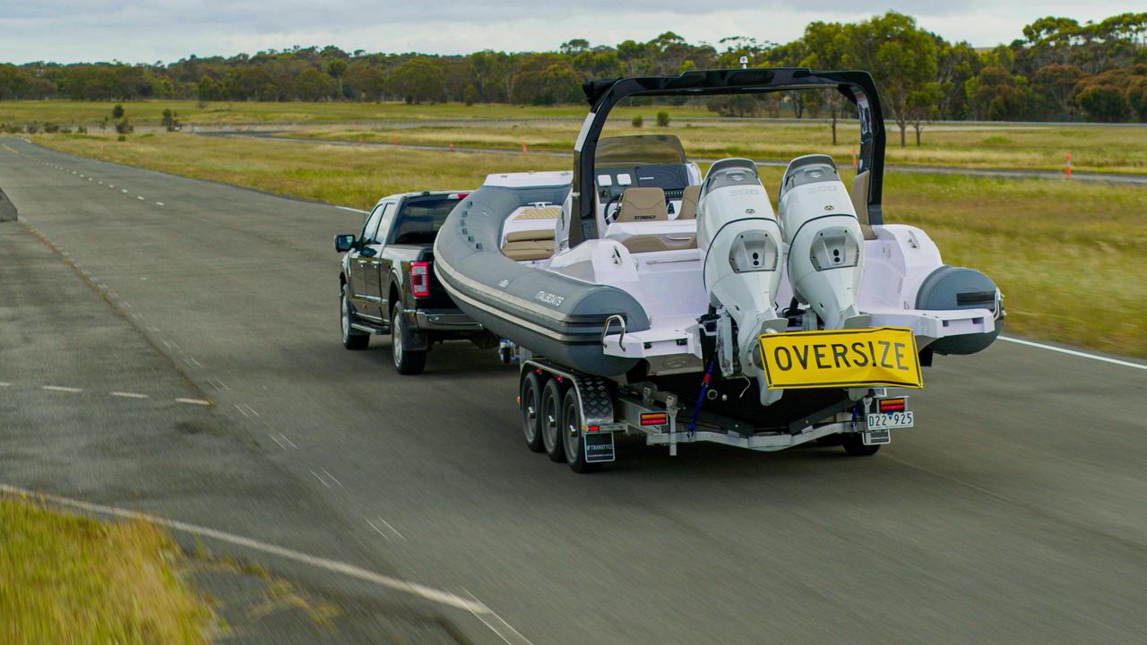 The testing included towing.