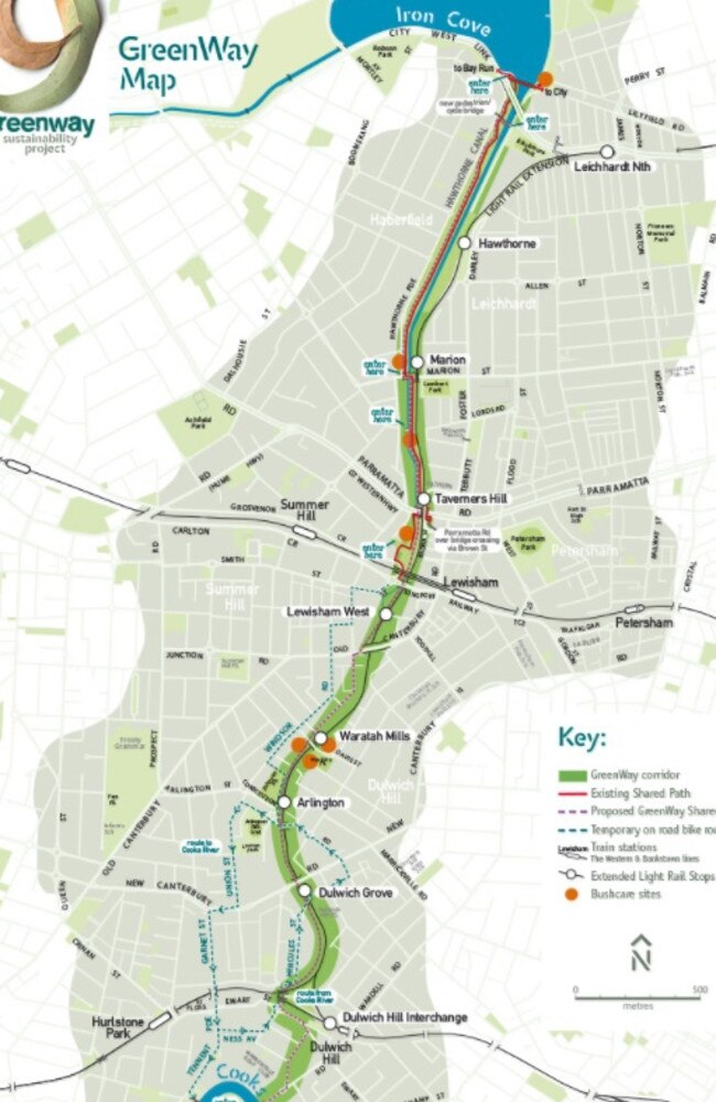 Sydney Trains accused of delaying GreenWay project by a year | Daily ...