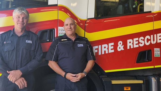 Warren Brown is taking over from the retiring Robert Cronk as Yeppoon Fire and Rescue Station Captain.