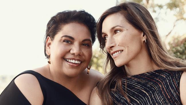 Together again: Deborah Mailman and Claudia Karvan. (Picture: Damian Bennett for Stellar)