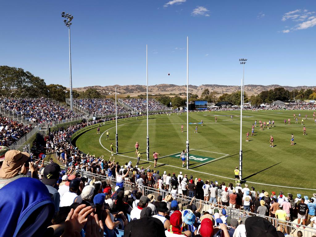 The first match at Barossa Park. Picture: Phil Hillyard