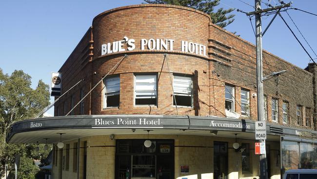 Former Qantas boss Geoff Dixon has listed his historic 1864-built Blue’s Point Hotel in North Sydney for sale. Picture: John Appleyard