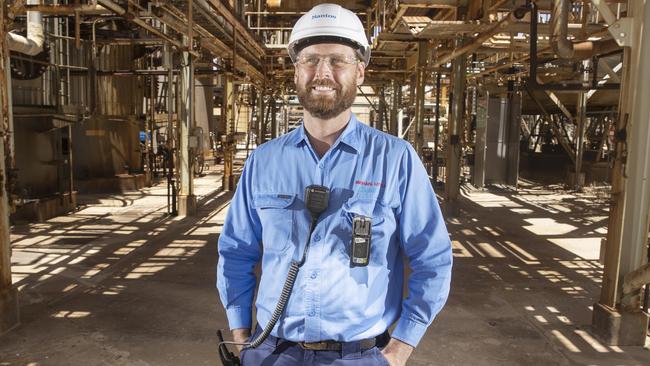 Mick Little, the plant manager at the Santos Moomba Gas Plant. Picture Simon Cross