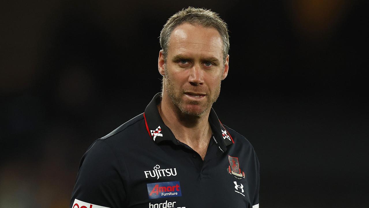 Bombers head coach Ben Rutten. Photo by Daniel Pockett/Getty Images