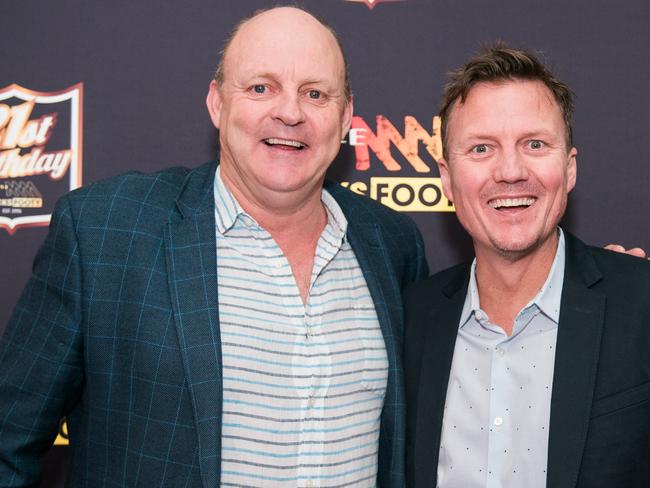 Billy Brownless and James Brayshaw last year. Picture: Supplied