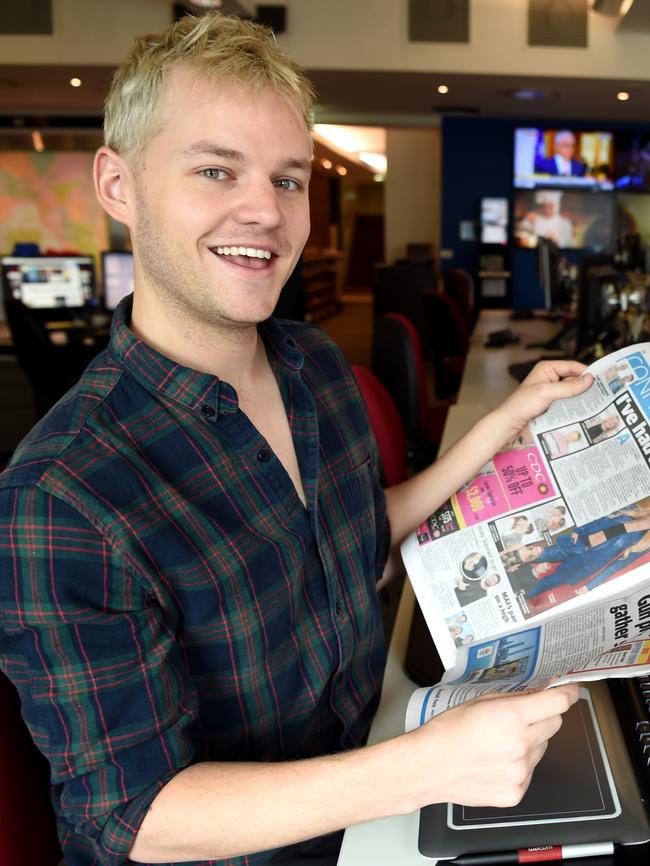 Joel Creasey is guest editor of Confidential. Picture: Nicole Garmston