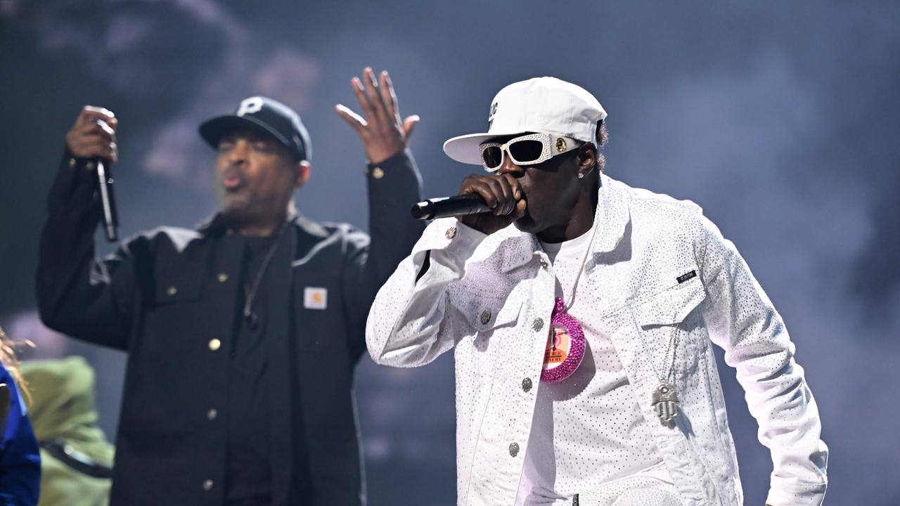 Chuck D (left, with Flava Flav at right) needs immediate eye surgery. Picture: Noam Galai/Getty