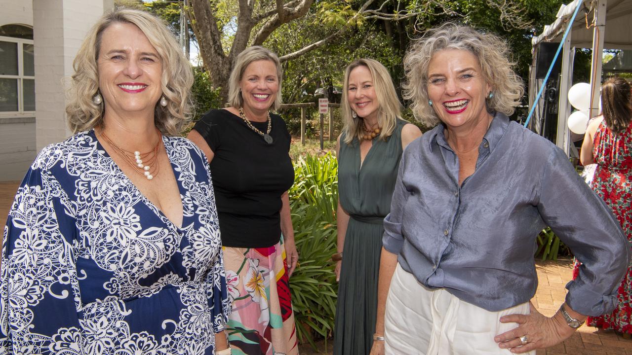 ( From left ) Linda Mantova, Emma Luscombe, Alison Dewilde and Jo Capp at the Hogans Family Jewellers Ladies Diamond Luncheon 2020, Gips restaurant. Friday. 16th Oct 2020