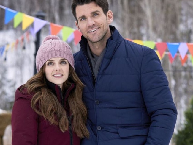 Jen Tilley and Kevin McGarry in Winter Love Story.