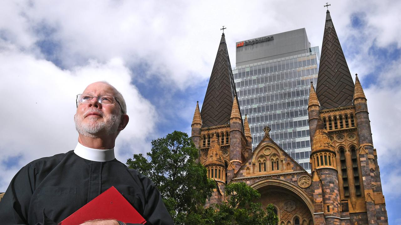 Dean Dr Peter Catt at St John Anglican Cathedral. Picture: John Gass/AAP