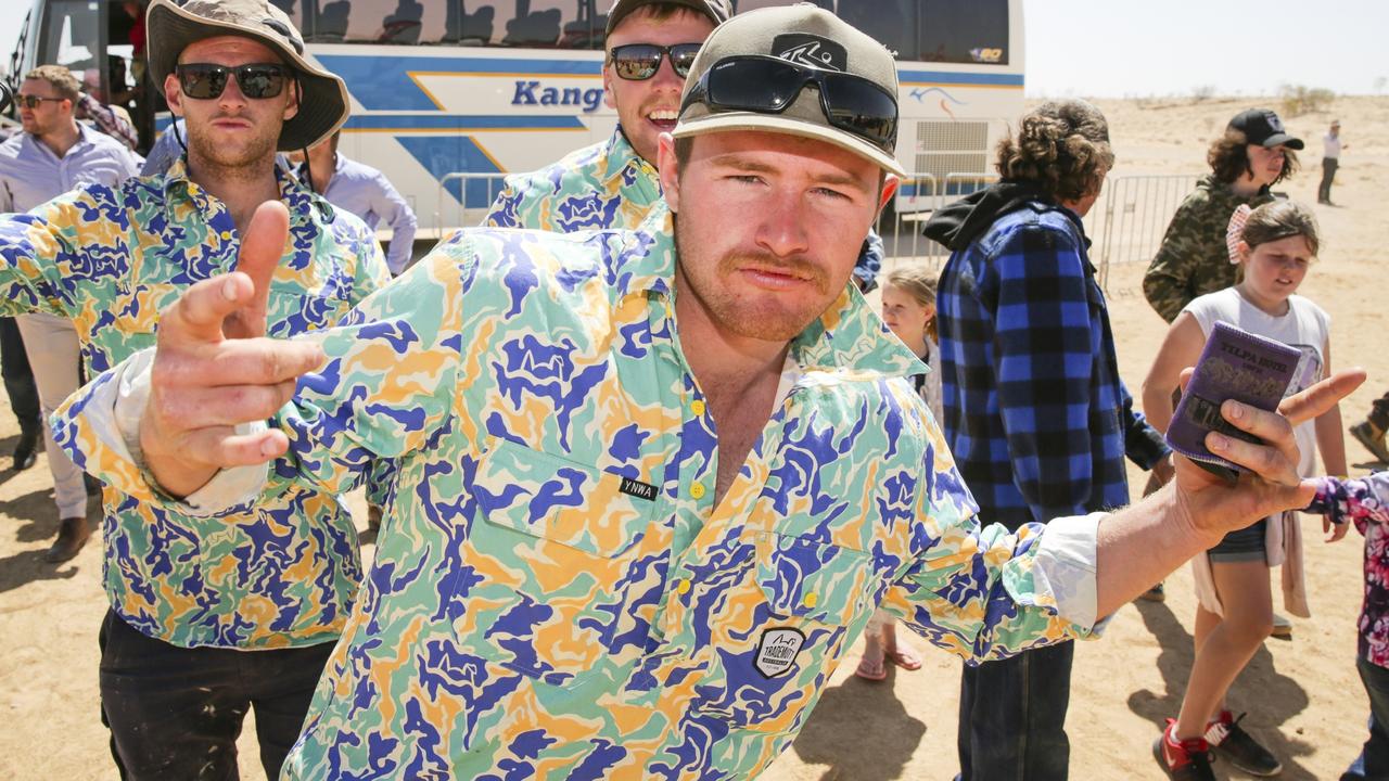 Haig Carlisle from Bedgerabong at the Birdsville Races 2019. Picture: Salty Dingo 2019