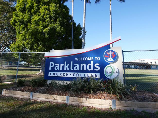 Parklands Christian College in Park Ridge is now closed for cleaning. Picture: NCA NewsWire / Jono Searle