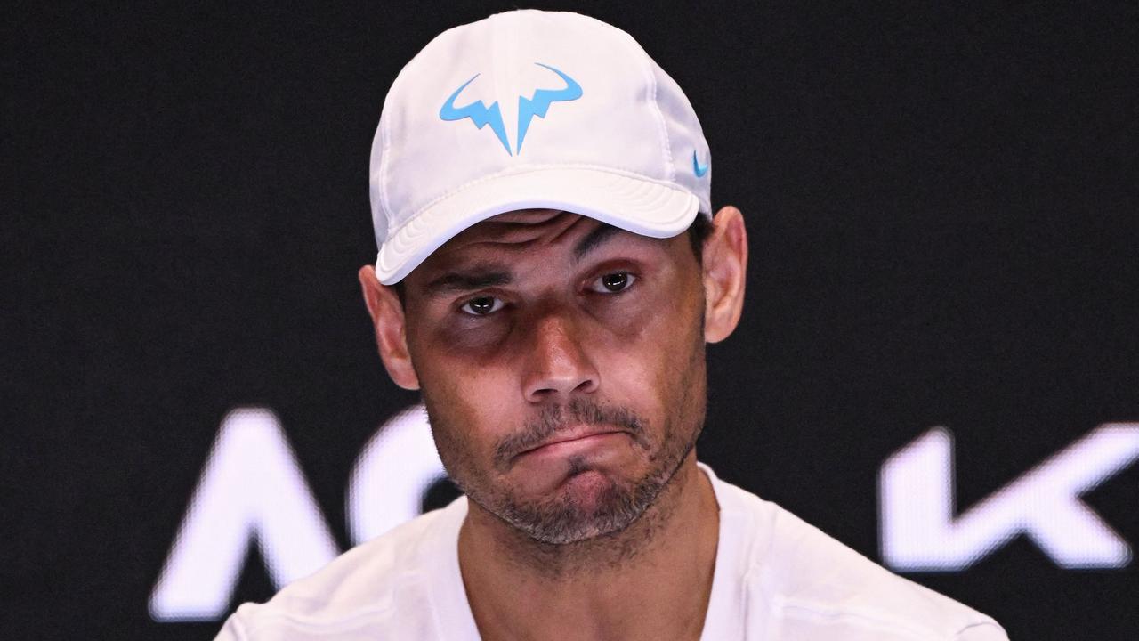 Rafael Nadal could drop out of the top 10. Photo by WILLIAM WEST / AFP