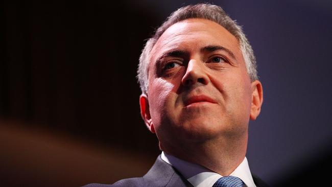 Confessions of a Treasurer ... Joe Hockey delivers his post-Budget address at the National Press Club in Canberra.