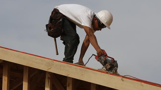 The ABS has revealed a rise in the number of new dwellings being approved. Picture: Patrick T. Fallon/ Bloomberg