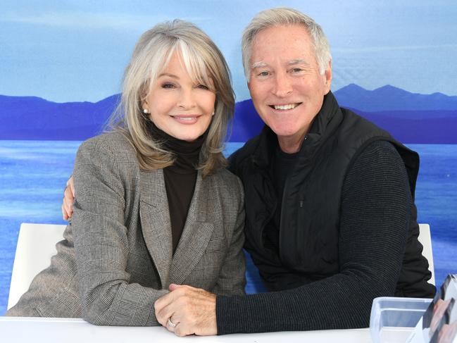 Hogestyn and Hall at a Days Of Our Lives fan event in LA in 2022. Picture: JC Olivera/Getty Images