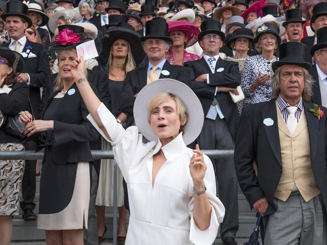 Tessa James, who Royal Ascot with Longines at Ascot Racecourse, wants more guys to wear top hats. Picture: Jeff Spicer/Getty