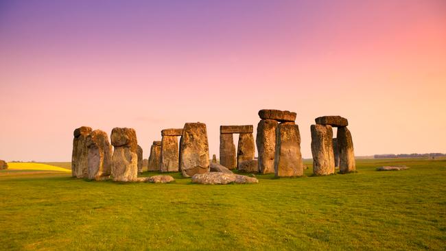 There is no interior to Stonehenge; it’s a circle of big stones standing around more big stones.