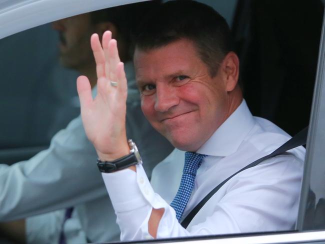 NSW Premier Mike Baird announced his shock retirement on Thursday. Picture: John Grainger