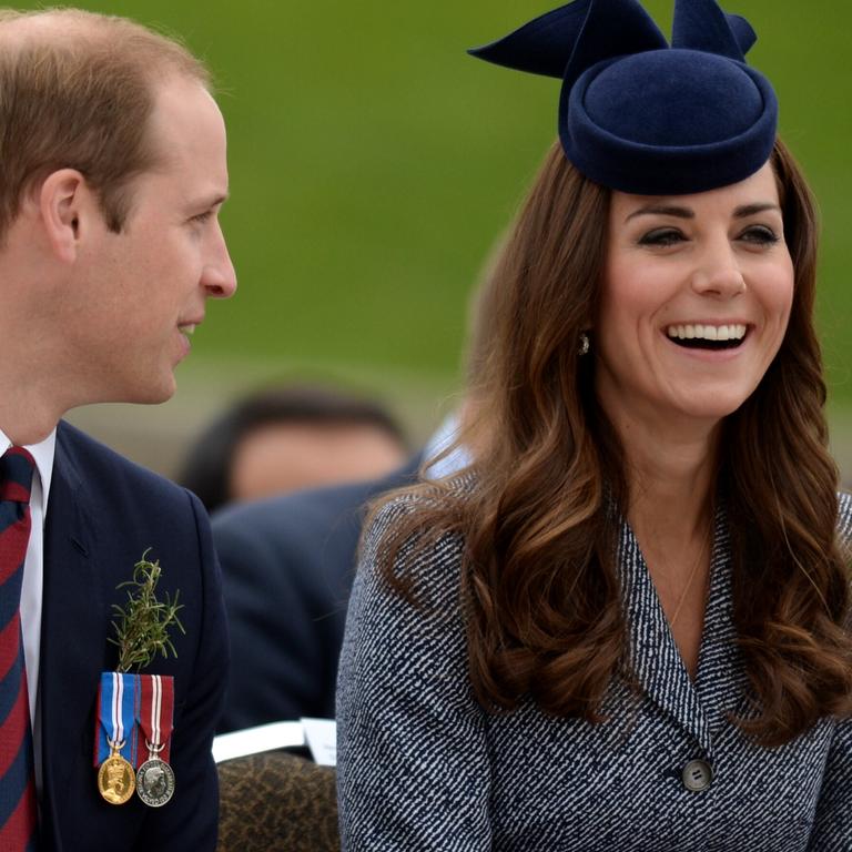 The Duke and Duchess of Cambridge during their visit to Australia in 2014. Picture: AAP Image/Lukas Coch.