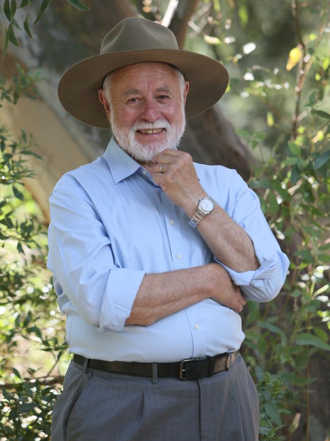 John Wilson at Brownhill Creek. Picture: AAP/Emma Brasier