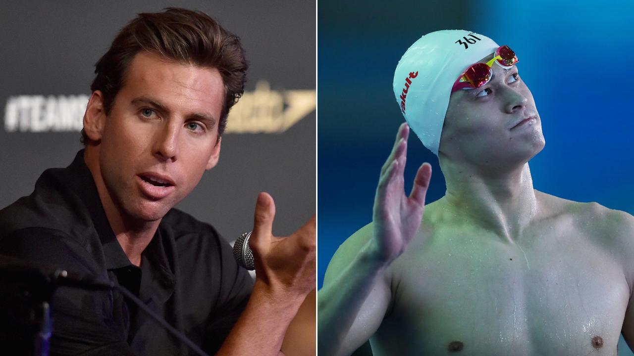 Grant Hackett doesn't want to be compared to Sun Yang.