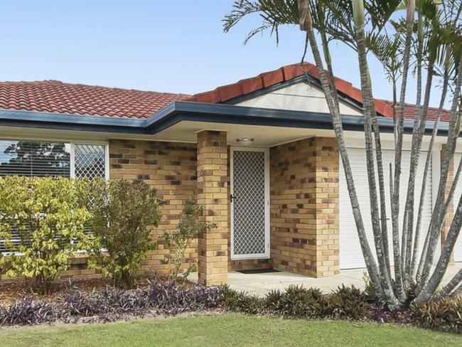 This three-bedroom, two-bathroom home at 6 Canterbury Street, Bracken Ridge is listed for rent for $600 a week. Brisbane's median rental price in March 2024.