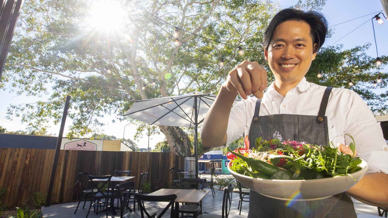 Chef Joo Kim at Honeysuckle restaurant at Elevate on Buderim.