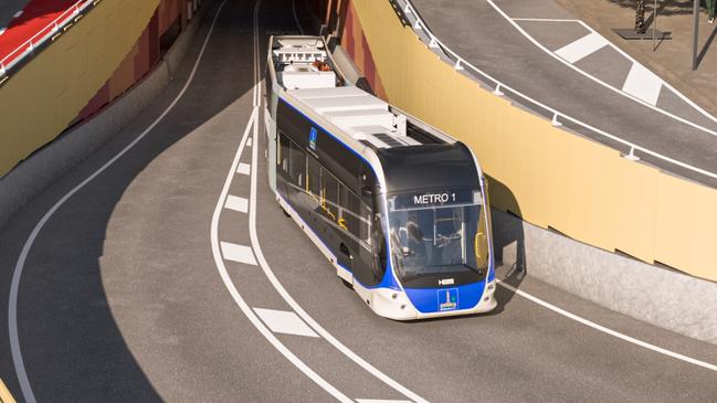 Brisbane Metro bus rapid transit services will begin permanent operations on Tuesday, 28 January, commencing with services between RBWH and UQ. Under a landmark agreement between the Crisafulli Government and Schrinner Council, the state-of-the-art, fully-electric Brisbane Metro services will be rolled out in stages. The agreement follows the highly successful four-week preview of Brisbane Metro bus rapid transit services on the 169 route, including 94 per cent on-time running and a 4.3 out of 5 customer satisfaction rating. Picture Brisbane City Council