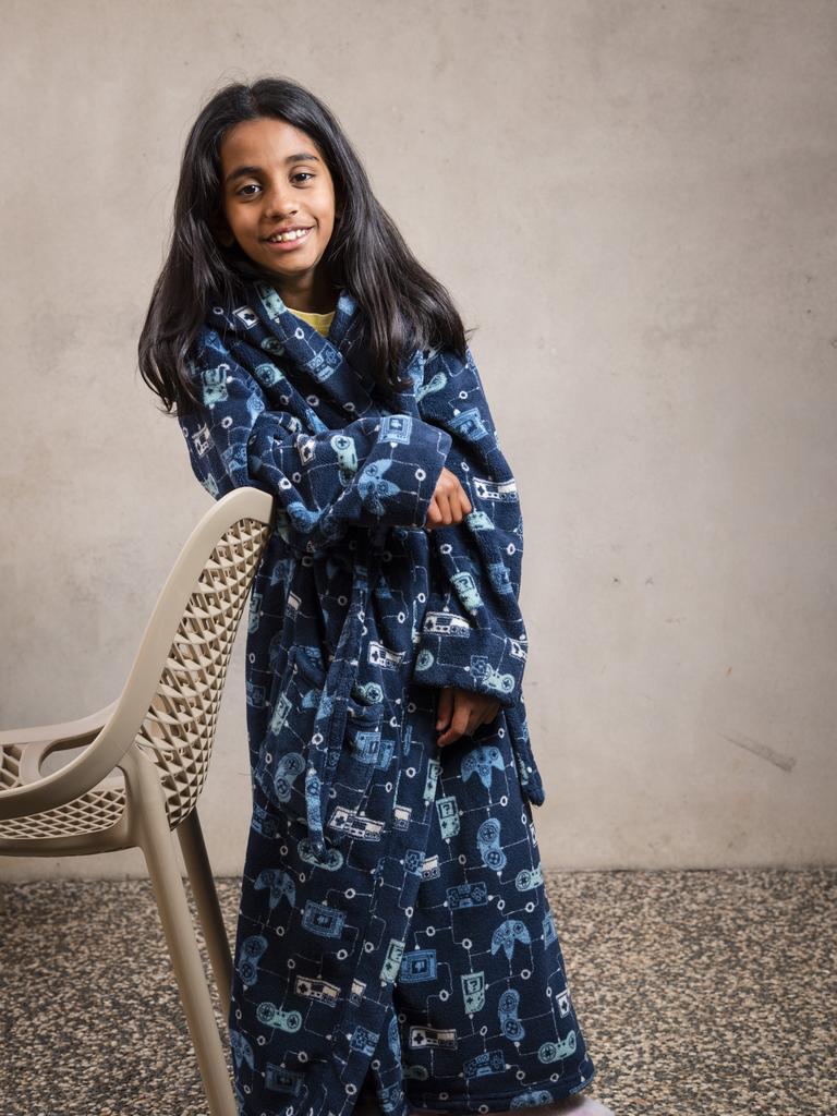 Seha Manamperi recited a poem about a child pretending to be sick to get a day off school at the 77th City of Toowoomba Eisteddfod at Empire Theatres, Monday, July 31, 2023. Picture: Kevin Farmer