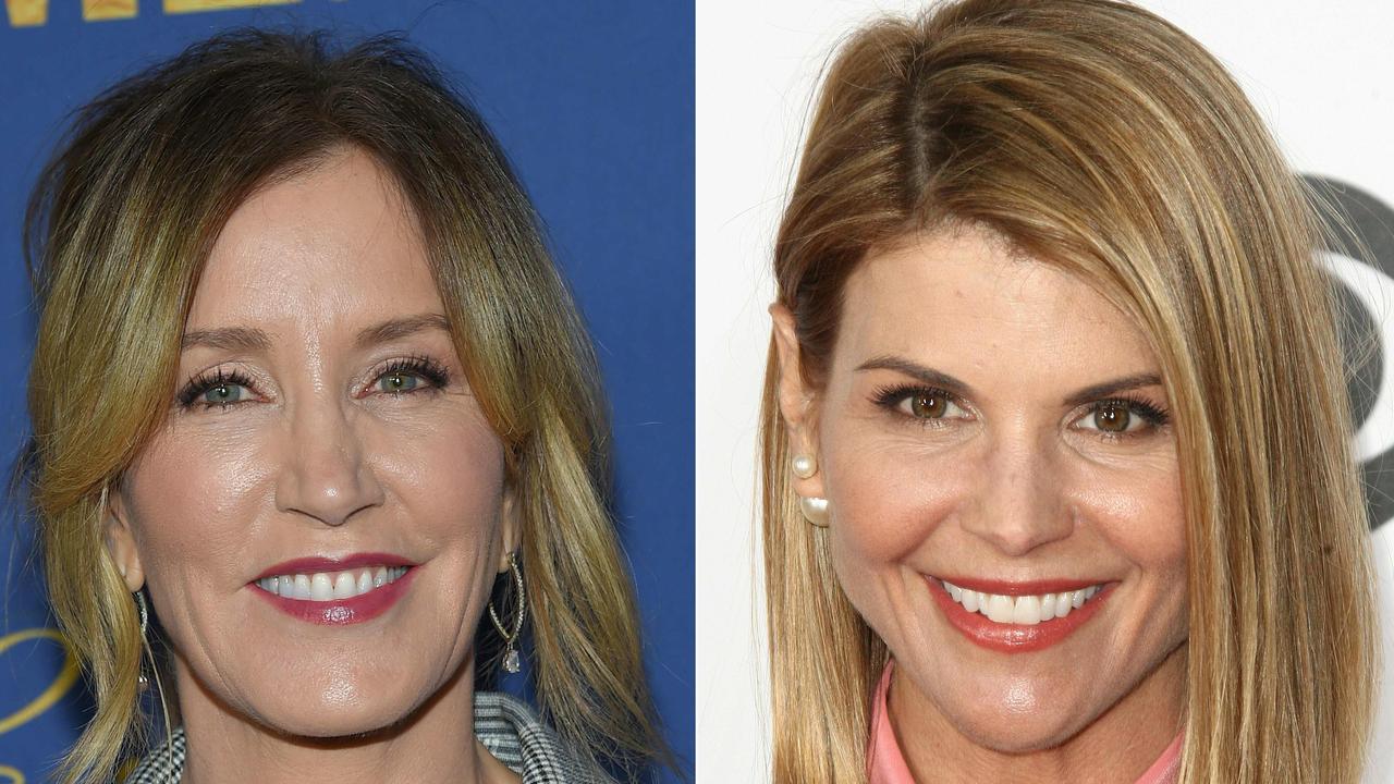 US actress Felicity Huffman (left) and actress Lori Loughlin (right). Picture: Lisa O’Connor and Tommaso Boddi / AFP.