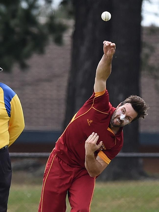 James Binney was again outstanding with the ball for North Balwyn Picture: Andy Brownbill