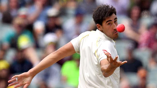 Mitchell Starc helped decimate the English batting lineup.