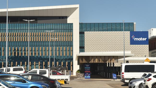 A woman diagnosed with coronavirus visited the Mater Hospital in Townsville. Picture: Evan Morgan